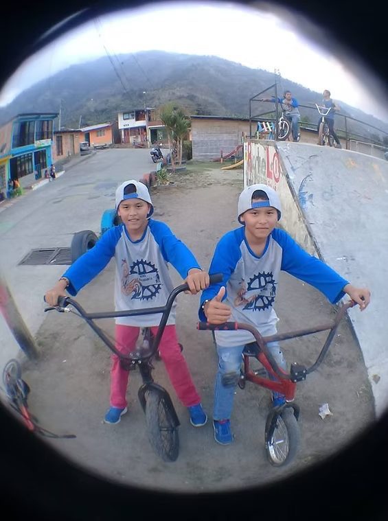 Actividad de la escuela de BMX en Cajamarca